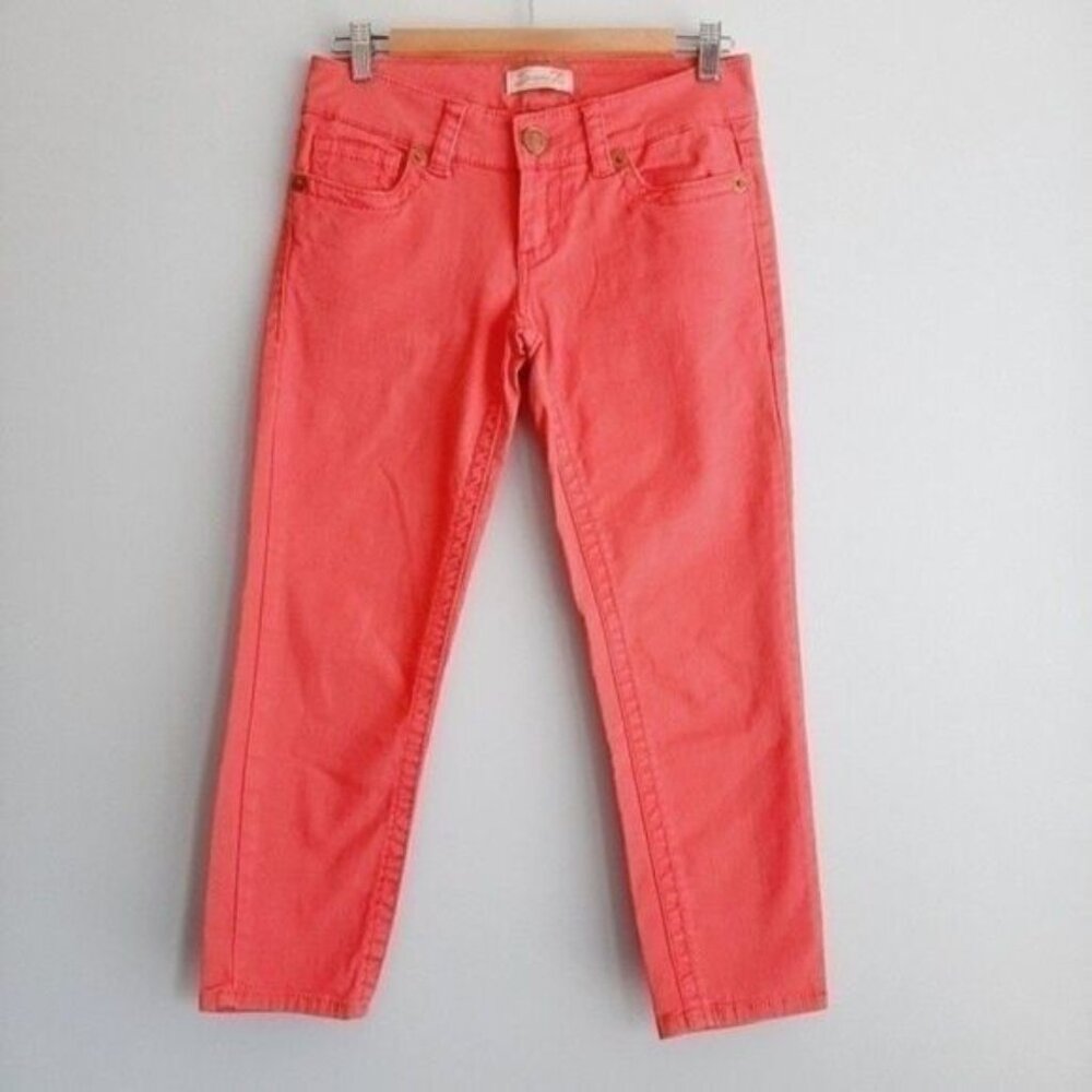 SEVEN7 Jeans Pink Women's Crop Capri Pants Sz 26